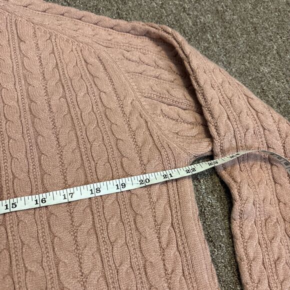 NWT TRUTH by Republic Textured Crewneck Peach Sweater Medium $88 New - Picture 3 of 8